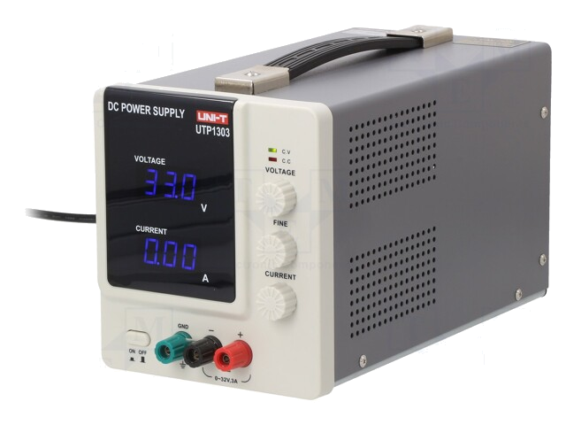 Voedingseenheid: voor lab; eenkanaals,lineair; 0÷32VDC; 0÷3A Voedingseenheid: voor lab; eenkanaals,lineair; 0÷32VDC; 0÷3A